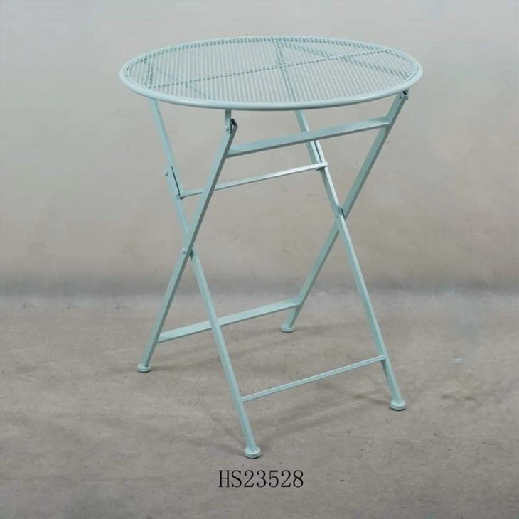 Round Iron Garden Table
